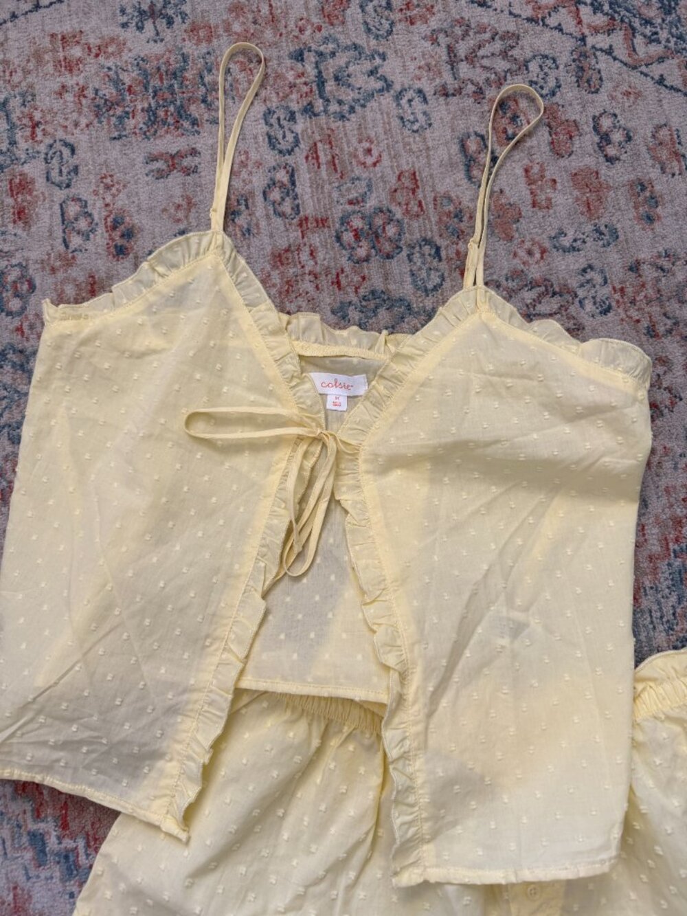 NEW Colsie Ruffle Poplin Set : Medium - Picture 3 of 7